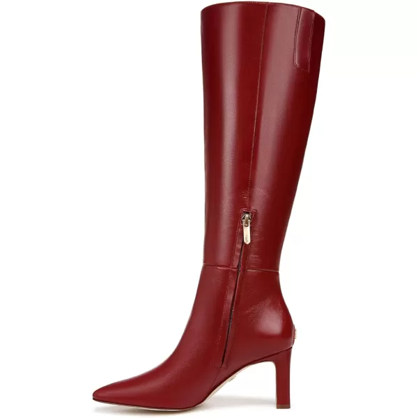 Sam Edelman Womens Sylvia Knee High BootCabernet Red Wide Calf