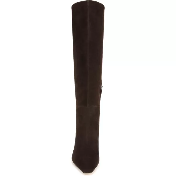 Sam Edelman Womens Sylvia Knee High BootChocolate Brown Wide Calf