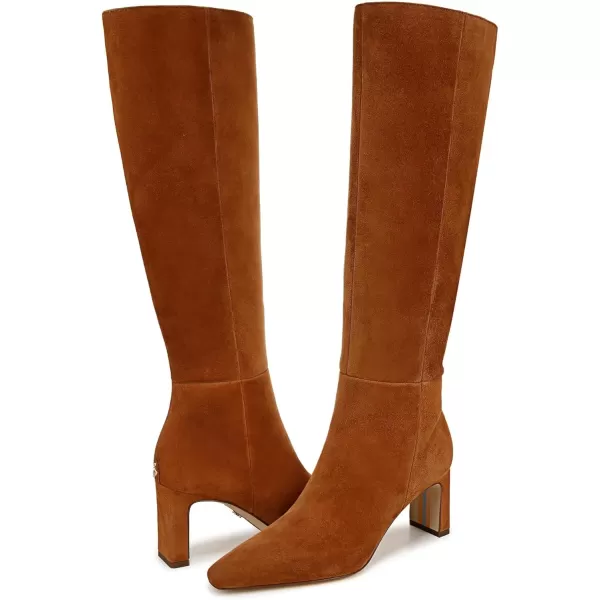 Sam Edelman Womens Sylvia Knee High BootFrontier Brown Wide Calf