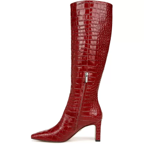 Sam Edelman Womens Sylvia Knee High BootScarlet Cherry Wide Calf