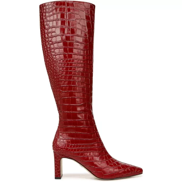 Sam Edelman Womens Sylvia Knee High BootScarlet Cherry Wide Calf