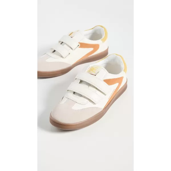Sam Edelman Womens Talia SneakerOptic WhiteRetro OrangeYello
