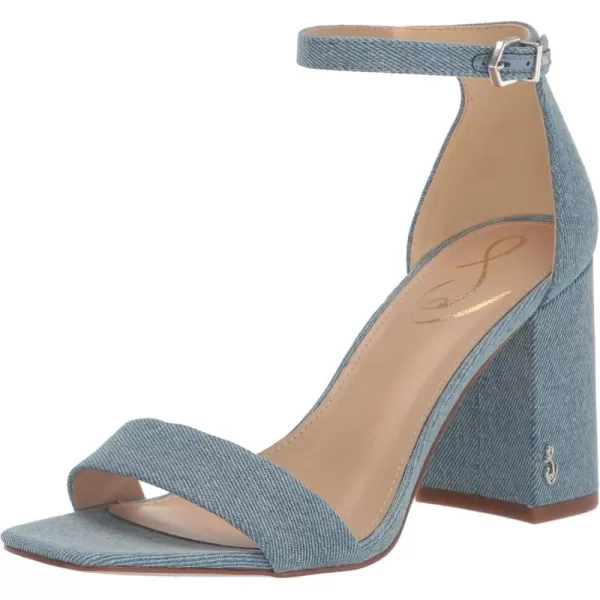 Sam Edelman Womens Daniella Block Heel SandalMontrose Blue