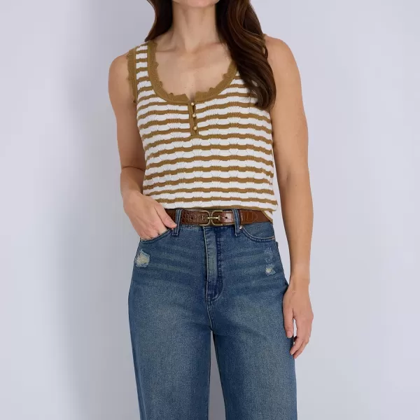 Sam Edelman Womens Fashion DoubleE Plaque Logo Buckle Slim Textured Belt for Jeans Dresses and TrousersBrown Croc