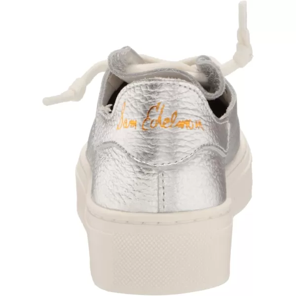 imageSam Edelman Girls Poppy Lace Up SneakerSoft Silver