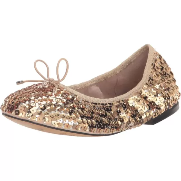 imageSam Edelman Girls Felicia Ballet FlatGold Multi
