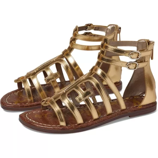 imageSam Edelman Girls Ginnie Gladiator SandalAmber Gold