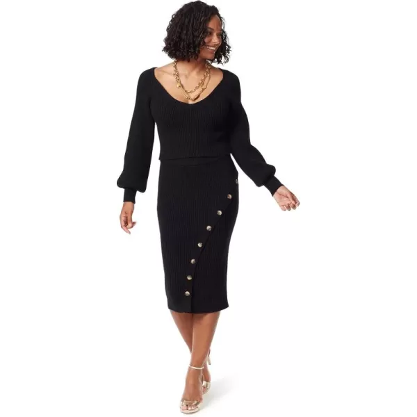 imageWomens Karisa Sweetheart Neck SweaterBlack