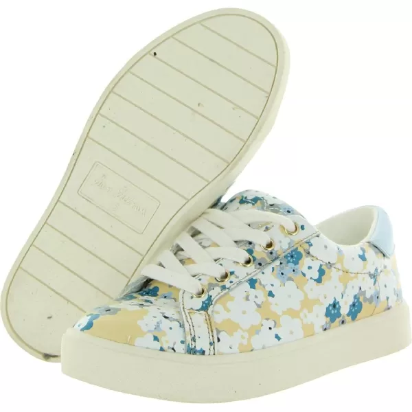 imageSam Edelman Girls Ethyl SneakerEggshell Floral Leather