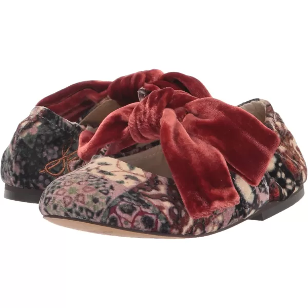 imageSam Edelman Girls Felicity Ballet FlatIvory MultiCanyon Orange