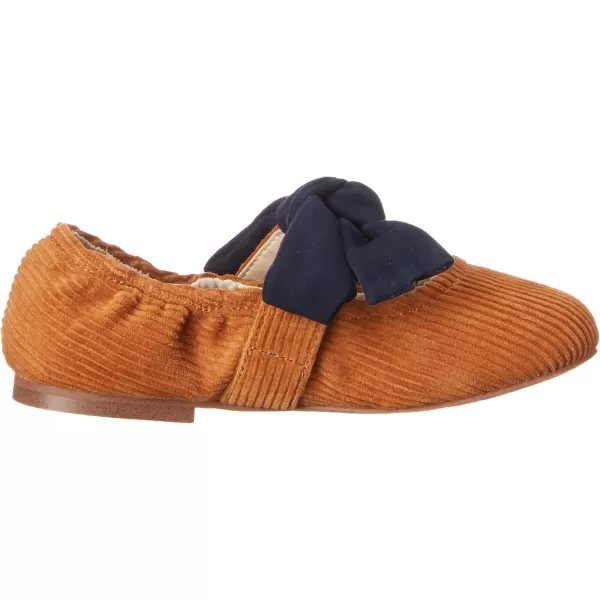imageSam Edelman Girls Felicity Ballet FlatMustardBaltic Navy