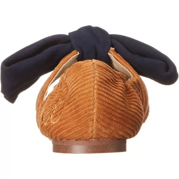 imageSam Edelman Girls Felicity Ballet FlatMustardBaltic Navy