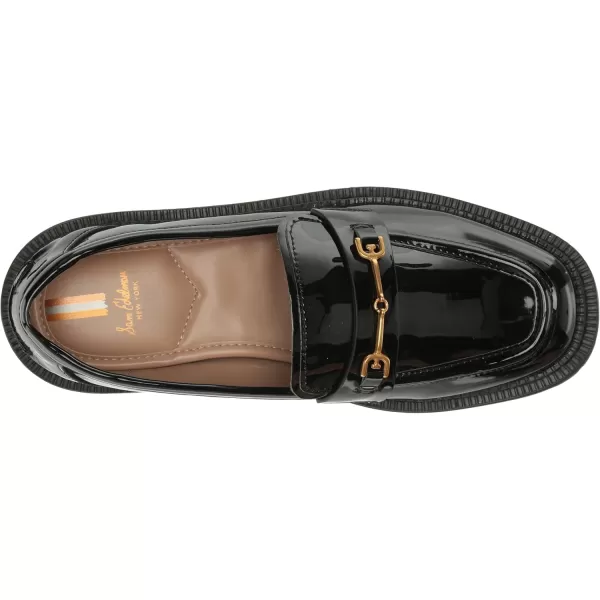 imageSam Edelman Girls Laurs Lug Sole LoaferBlack Patent