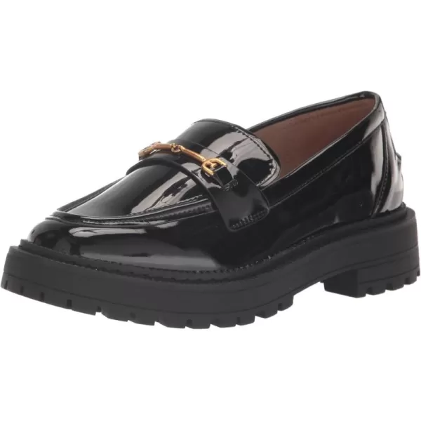 imageSam Edelman Girls Laurs Lug Sole LoaferBlack Patent