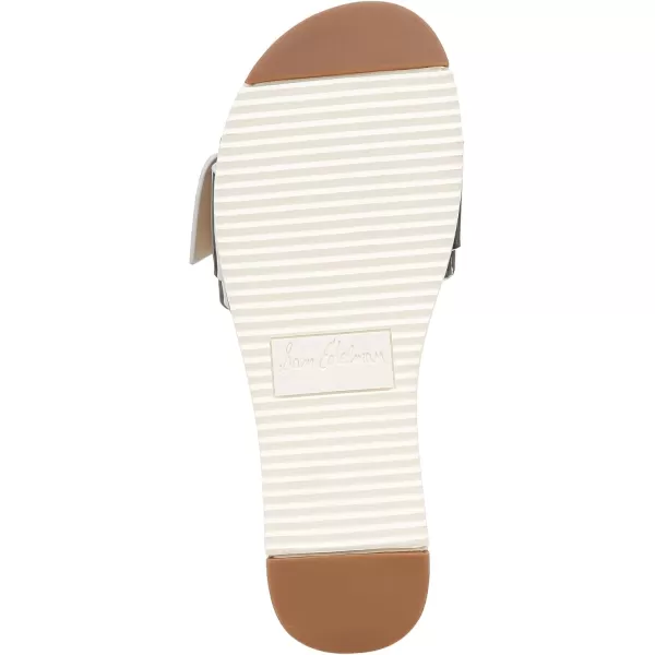 imageSam Edelman Womens Ariane Slide SandalSoft Silver Specchio