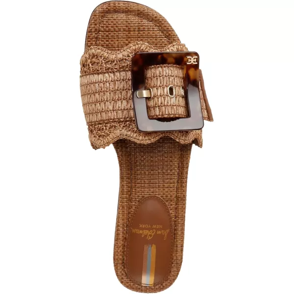 imageSam Edelman Womens Bambi Slide SandalCuoio Raffia