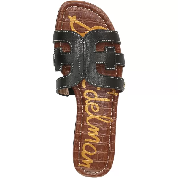 imageSam Edelman Womens Bay Slide SandalBlack Leather