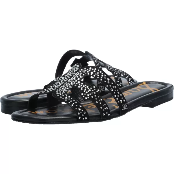 imageSam Edelman Womens Bay Slide SandalBlack Suede Gem
