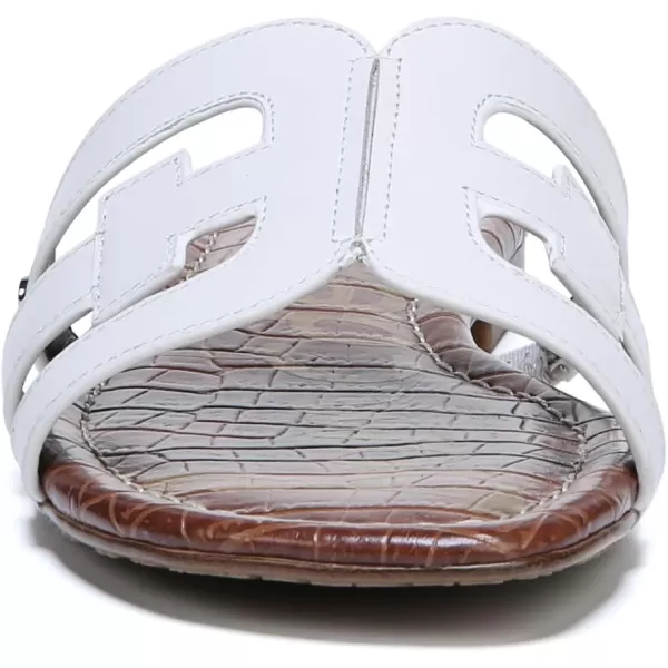 imageSam Edelman Womens Bay Slide SandalBright White Leather
