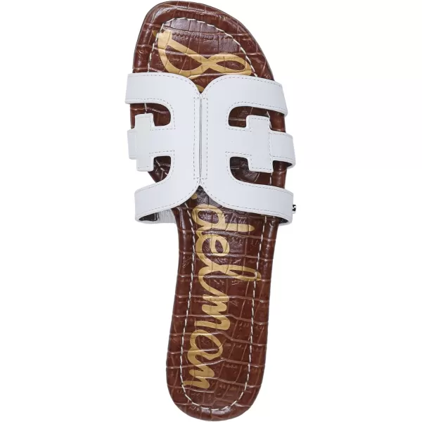 imageSam Edelman Womens Bay Slide SandalBright White Leather