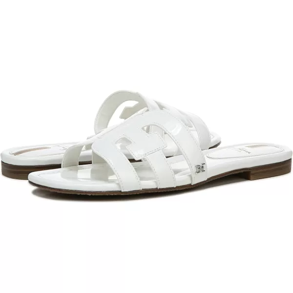 imageSam Edelman Womens Bay Slide SandalBright White Patent
