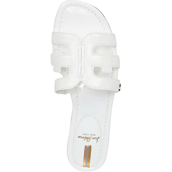 imageSam Edelman Womens Bay Slide SandalBright White Patent
