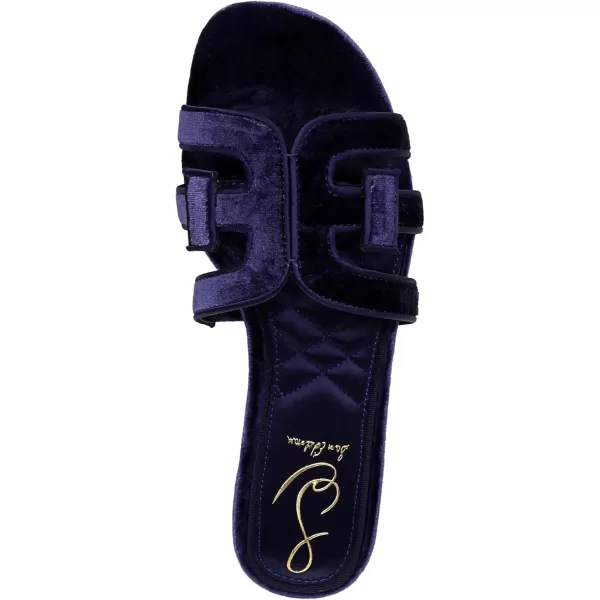 imageSam Edelman Womens Bay Slide SandalDark Winter Violet Velvet
