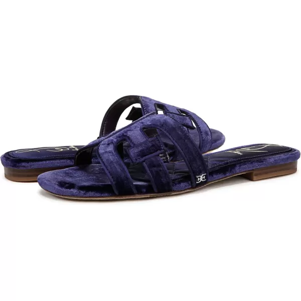 imageSam Edelman Womens Bay Slide SandalDark Winter Violet Velvet