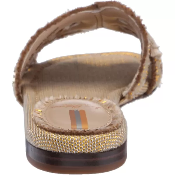 imageSam Edelman Womens Bay Slide SandalGold Quartz Fray