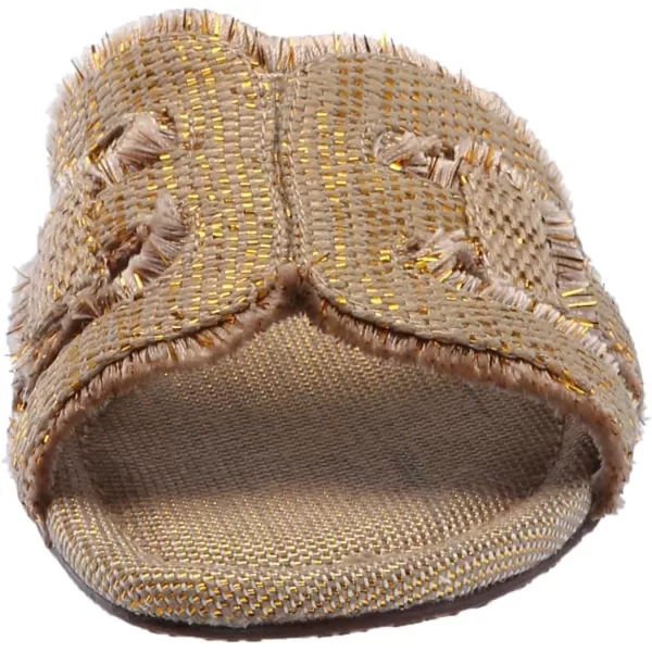 imageSam Edelman Womens Bay Slide SandalGold Quartz Fray