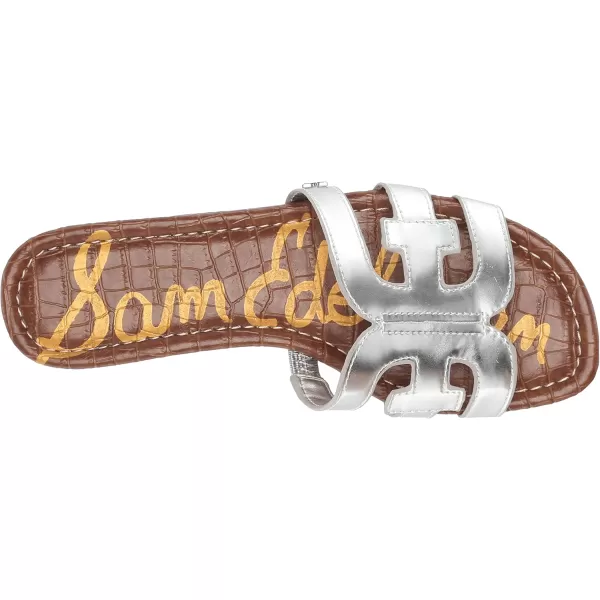 imageSam Edelman Womens Bay Slide SandalLiquid Soft Silver