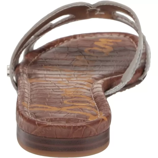 imageSam Edelman Womens Bay Slide SandalLiquid Soft Silver