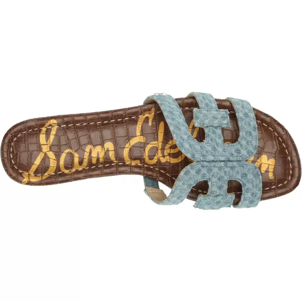 imageSam Edelman Womens Bay Slide SandalMontrose Blue Denim
