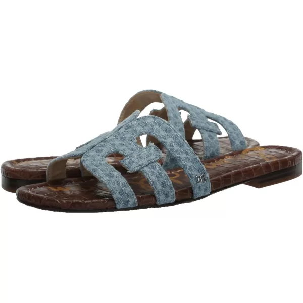 imageSam Edelman Womens Bay Slide SandalMontrose Blue Denim