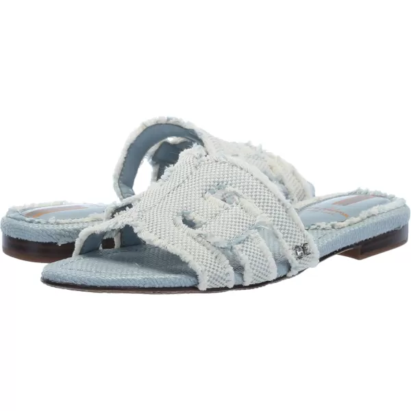 imageSam Edelman Womens Bay Slide SandalRobin Egg Blue Fray
