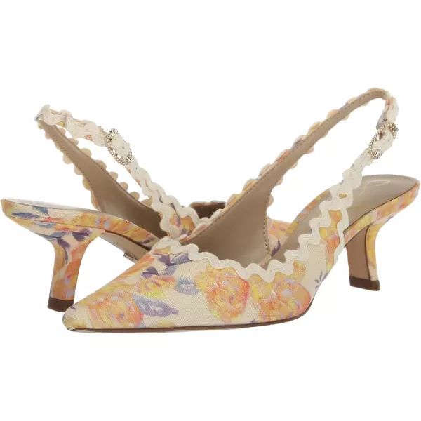 imageSam Edelman Womens Bianka Slingback PumpApricot Multi