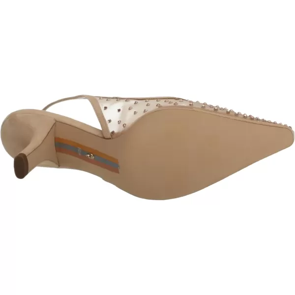 imageSam Edelman Womens Bianka Slingback PumpBeechwood Glitz Mesh