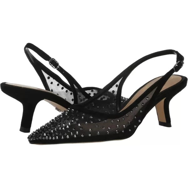 imageSam Edelman Womens Bianka Slingback PumpBlack Glitz Mesh