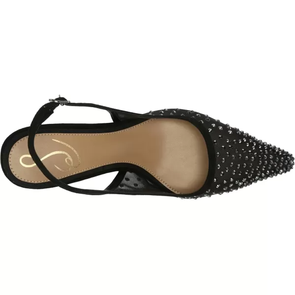 imageSam Edelman Womens Bianka Slingback PumpBlack Glitz Mesh
