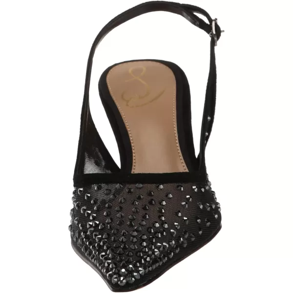 imageSam Edelman Womens Bianka Slingback PumpBlack Glitz Mesh