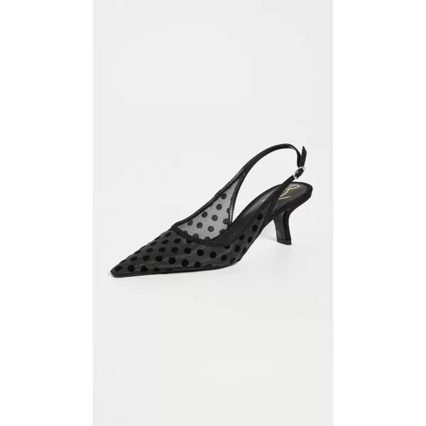 imageSam Edelman Womens Bianka Slingback PumpBlack Polka Dot Mesh