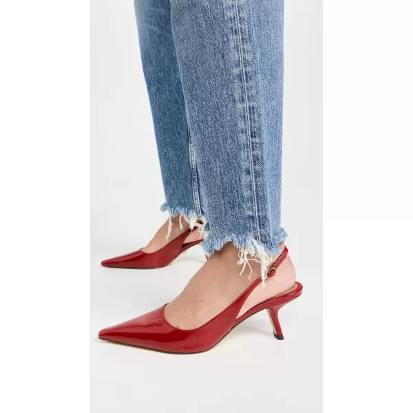imageSam Edelman Womens Bianka Slingback PumpDeep Scarlet