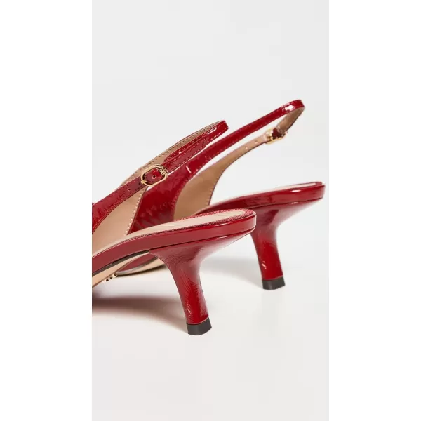 imageSam Edelman Womens Bianka Slingback PumpDeep Scarlet
