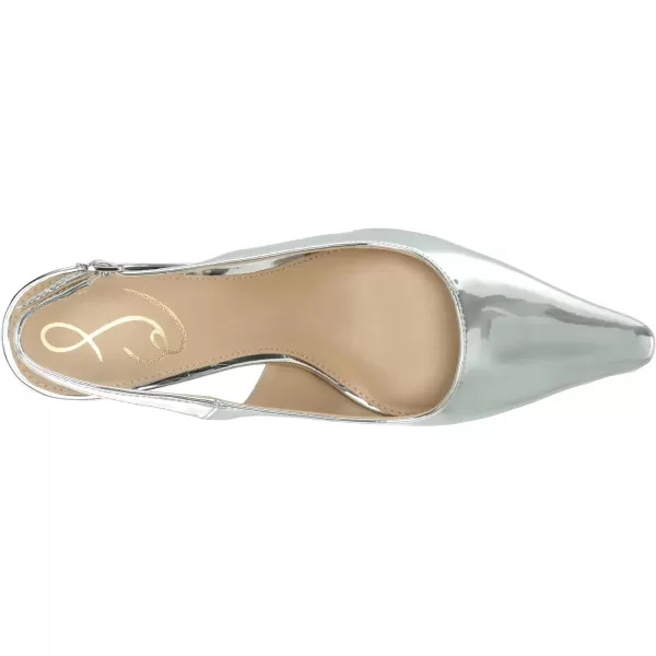 imageSam Edelman Womens Bianka Slingback PumpSoft Silver