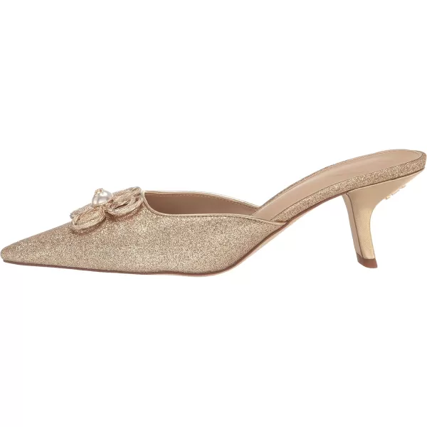 imageSam Edelman Womens Brit Kitten Heel MuleAmber Gold