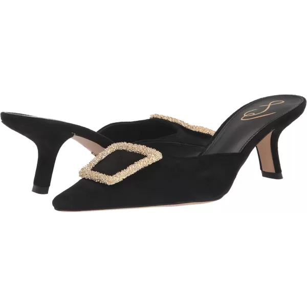 imageSam Edelman Womens Brit Kitten Heel MuleBlack Suede