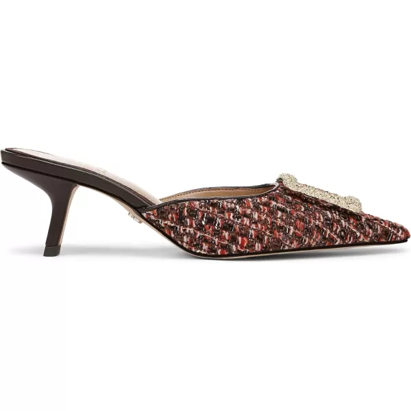 imageSam Edelman Womens Brit Kitten Heel MuleCoffee Multi Boucle