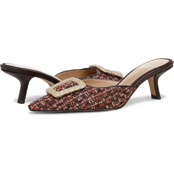 imageSam Edelman Womens Brit Kitten Heel MuleCoffee Multi Boucle