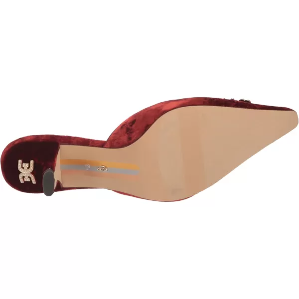 imageSam Edelman Womens Brit Kitten Heel MuleDeep Cherry Luster