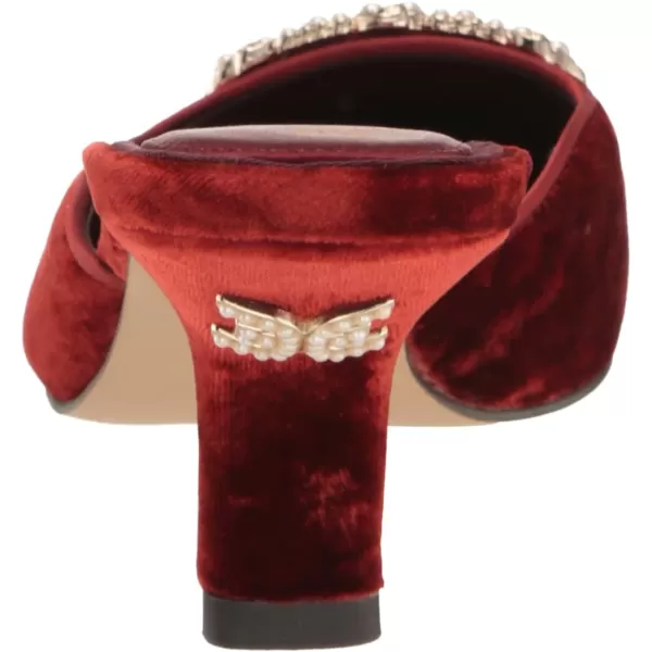 imageSam Edelman Womens Brit Kitten Heel MuleDeep Cherry Luster